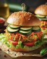 HAMBURGUESA VEGANA CALABACIN Y ZANAHORIA FITNESS