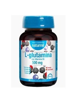 L-GLUTAMINA 500MG + B6 60 CAPSULAS NATURMIL