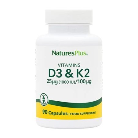 VITAMINA D3 / VITAMINA K2 90 CAPSULAS NATURES PLUS