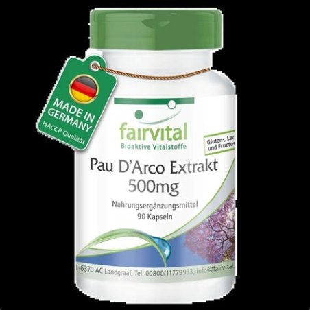 EXTRACTO DE PAU D'ARCO LAPACHO 90 CAPSULAS FAIRVITAL