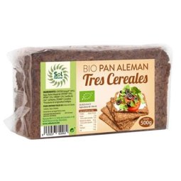 PAN ALEMAN 3 CEREALES BIO SOL NATURAL