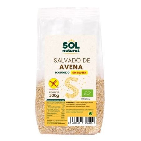 SALVADO AVENA S/G 300GR SOL NATURAL