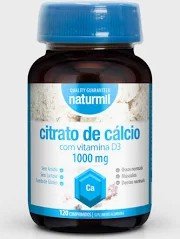 CITRATO DE CALCIO CON D3 120 COMRPIMIDOS NATURMIL