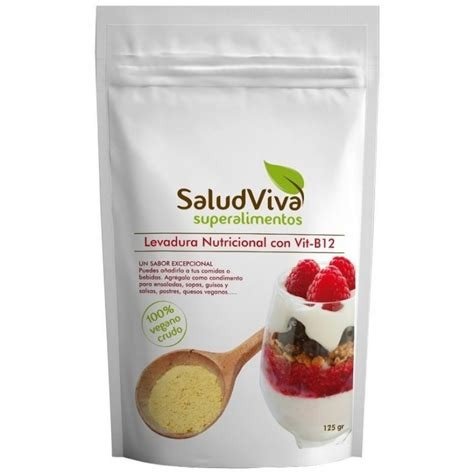 LEVADURA NUTRICIONAL CON B12 125 G SALUD VIVA