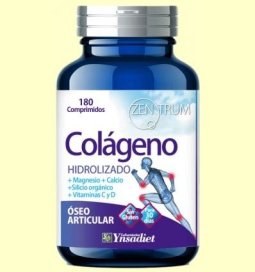 COLAGENO HIDROLIZADO MAGNESIO 180 COMPRIMIDOS ZENTRUM YNSADIET