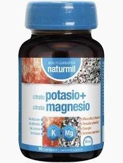 CITRATO DE POTASIO + CITRATO MAGNESIO 90 COMPRIMIDOS NATURMIL
