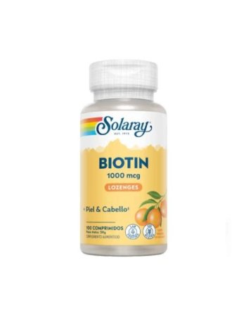 BIOTIN 1000 MG 100 CAPSULAS SOLARAY