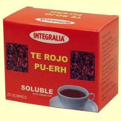 TE ROJO SOLUBLE 20 SOBRES INTEGRALIA