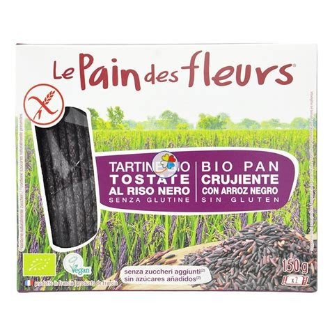 PAN FLORES CON ARROZ NEGRO LE PAIN DES FLEURS