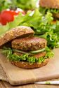 HAMBURGUESA VEGANA FITNESS VERDURAS