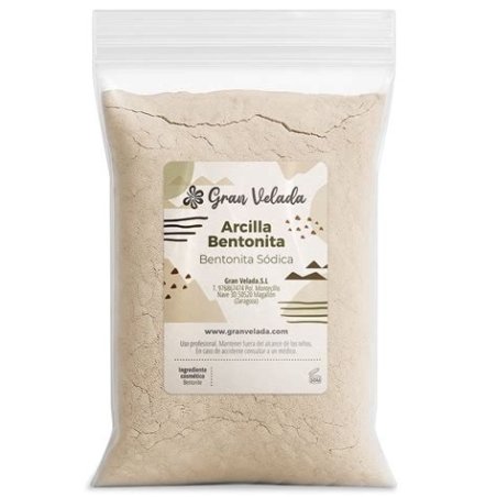 ARCILLA BENTONITA 1 KG GRAN VELADA