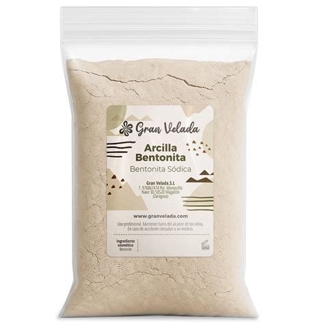 ARCILLA BENTONITA 1 KG GRAN VELADA
