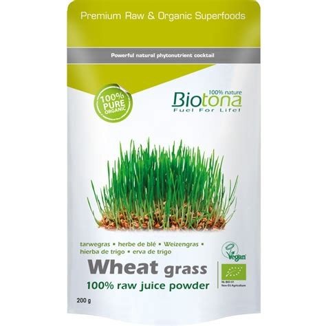 HIERBA DE TRIGO POLVO 200GR BIOTONA