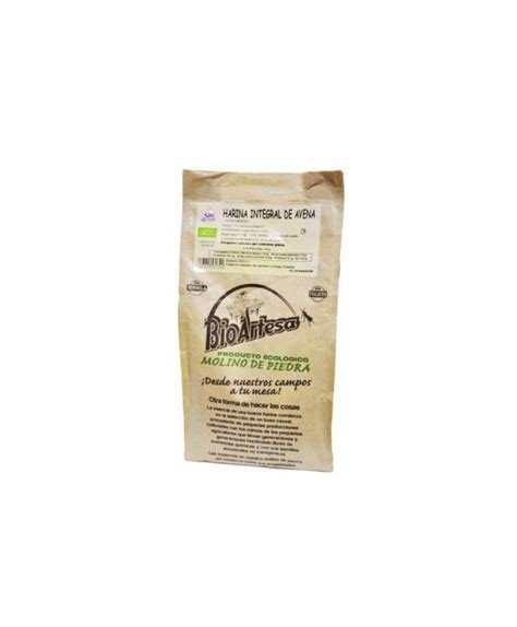 HARINA DE AVENA 100% 1KG. BIOARTESA