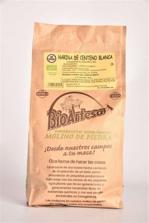 HARINA DE CENTENO BLANCA 1KG. BIOARTESA