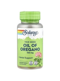 ACEITE OREGANO SOLARAY 150 MG PERLAS
