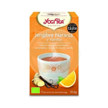 YOGI TEA JENGIBRE NARANJA VAINILLA