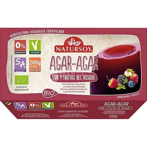 GELATINA AGAR-AGAR UVA Y FRUTAS DEL BOSQUE