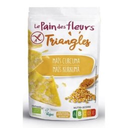 TRIANGULOS MAIZ Y CURCUMA LE PAIN DES FLEURS