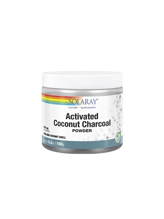 ACTIVATED COCONUT CHARCOAL 150 GR SOLARAY