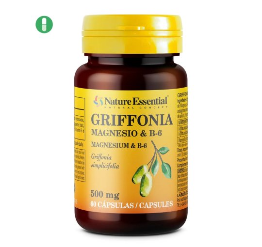 5-HTP 100 MG MAGNESIO Y B-6 60 CAPSULAS NATURE ESSENTIAL