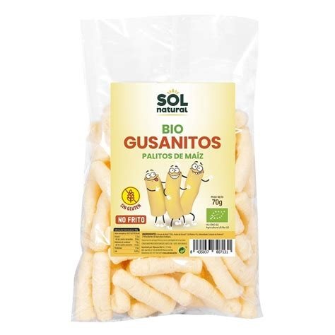 SOL-GUSANITOS DE MAIZ GIGANTES 70 GRS BIO SOL NATURAL