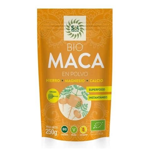 MACA EN POLVO BIO 250 GR -SOL NATURAL-