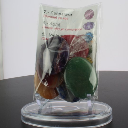 7 CHAKRAS RODADOS SET