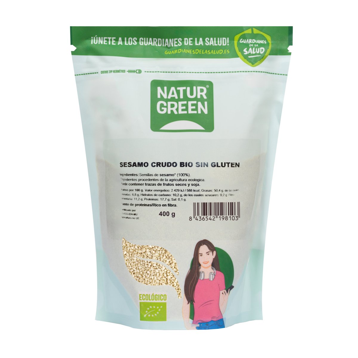 Sésamo Crudo NaturGreen 450g
