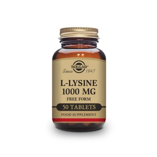 Solgar L-Lisina 1000mg 50 Comprimidos