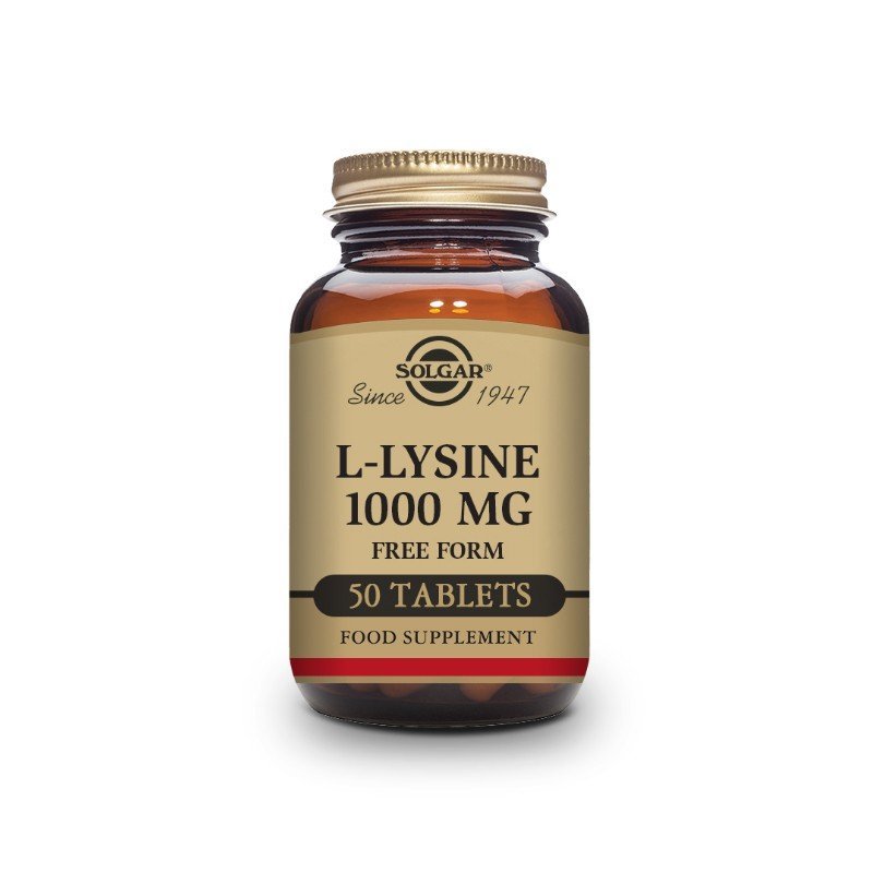 Solgar L-Lisina 1000mg 50 Comprimidos