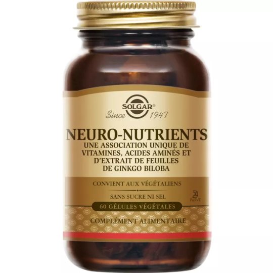 Solgar Neuro Nutrientes 60 Cápsulas