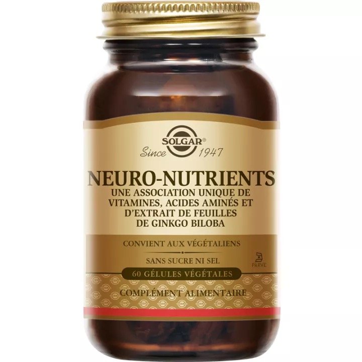 Solgar Neuro Nutrientes 60 Cápsulas