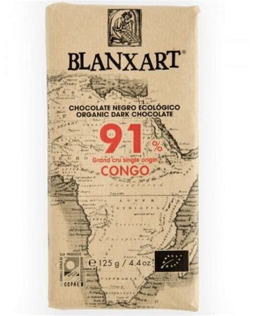 CHOCOLATE NEGRO BLANXART 91% CONGO