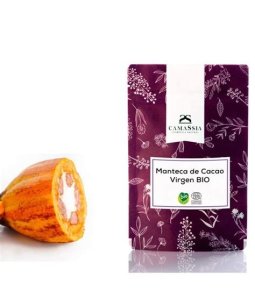 MANTECA DE CACAO VIRGEN BIO CAMASSIA 250gr