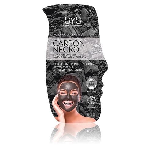 MASCARILLA FACIAL CARBON NEGRO SYS
