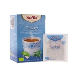 YOGI TEA GINKGO, CON HIERBA GINKGO, HIERBA LIMON, HIERBA LUISA