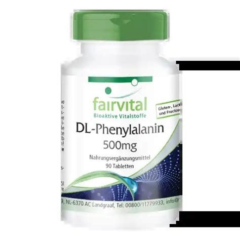 DL-FENILANINA 500 ML 90 PASTILLAS FAIRVITAL