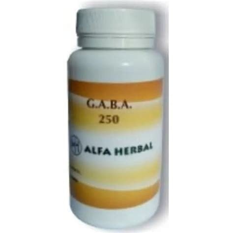 GABA 250 MG 120 CAPSULAS ALFA HERBAL