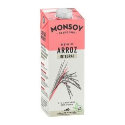 BEBIDA ARROZ INTEGRAL 1 L MONSOY