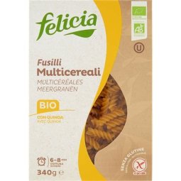 FUSILLI MULTICEREALES 340 G FELICIA BIO