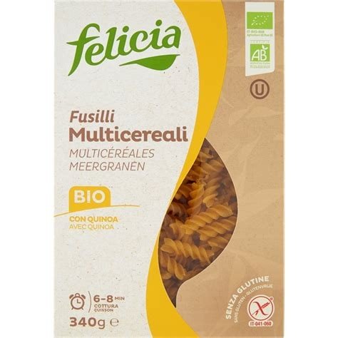 FUSILLI MULTICEREALES 340 G FELICIA BIO
