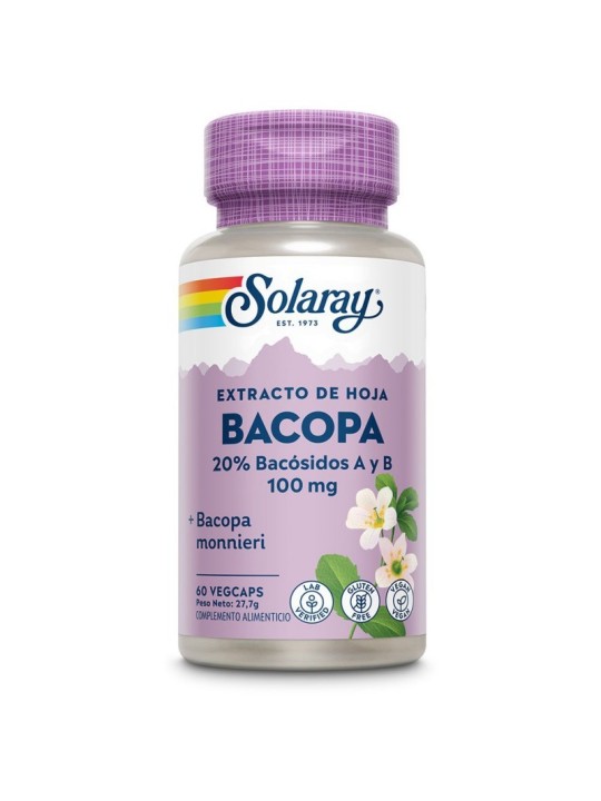 BACOPA SOLARAY 20% 100MG 60TAB