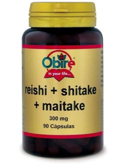 REISHI+SHITAKE+MAITAKE 300 MG 90 CAP ORIBE