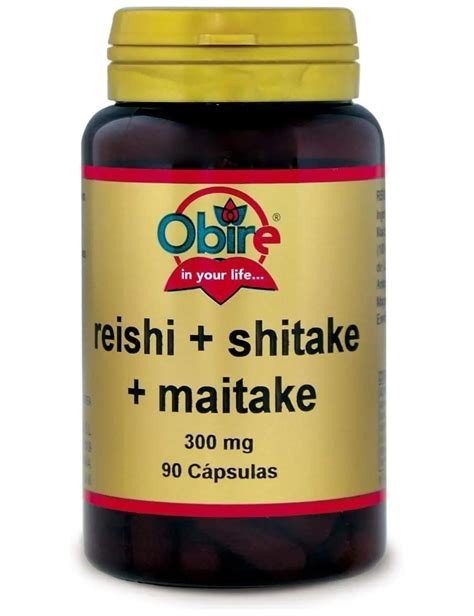 REISHI+SHITAKE+MAITAKE 300 MG 90 CAP ORIBE