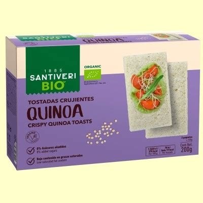 TOSTADAS LIGERAS QUINOA 2 UDS SANTIVERI