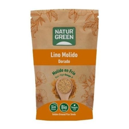 SEMILLAS LINO DORADO POLVO 225GR. NATURGREEN