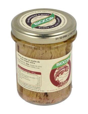 ATUN FILETES BIO BOTE CRISTAL BIOCOP