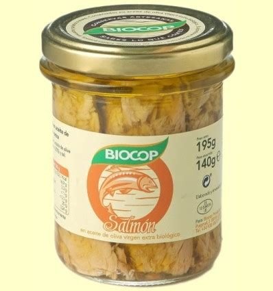SALMON FILETES BIO BOTE CRISTAL BIOCOP