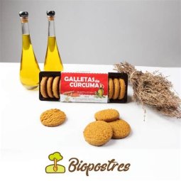 GALLETAS CURCUMA BIOANDALUS BIOPOSTRES